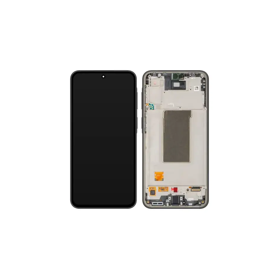 Pantalla LCD y Digitalizador para Samsung Galaxy A37 5G A376B con Marco Negro - Original Service Pack